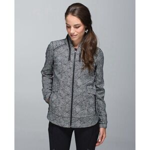 VTG Lululemon Jacket Women's 4 Spring‎ Forward Zip Hood